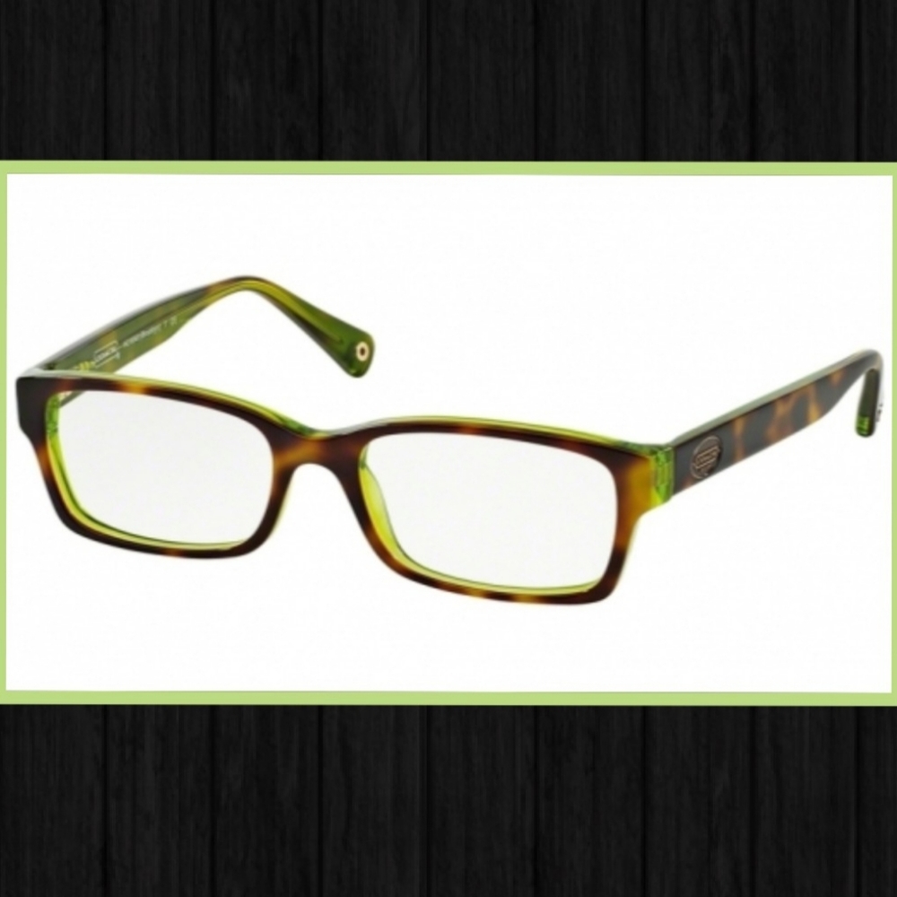 Coach Brooklyn 6040 Tortoise Green Frame Glasses